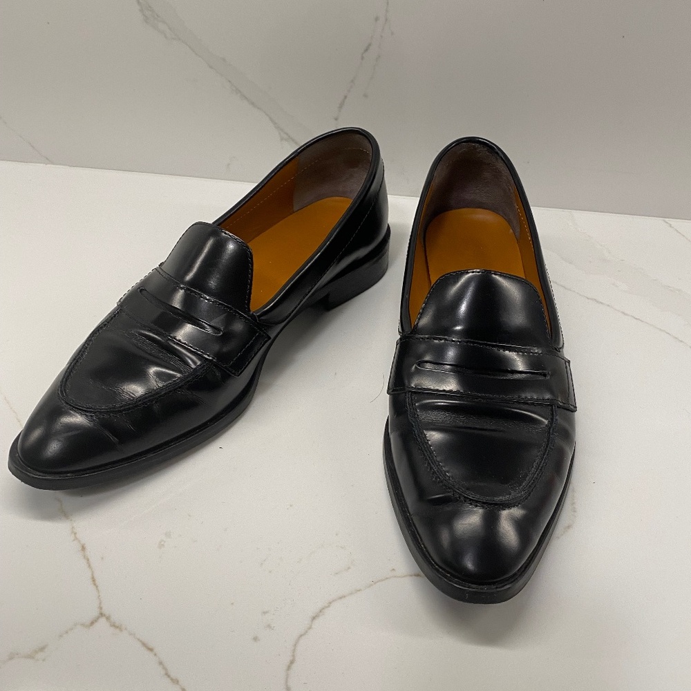 Everlane Black Leather Loafers